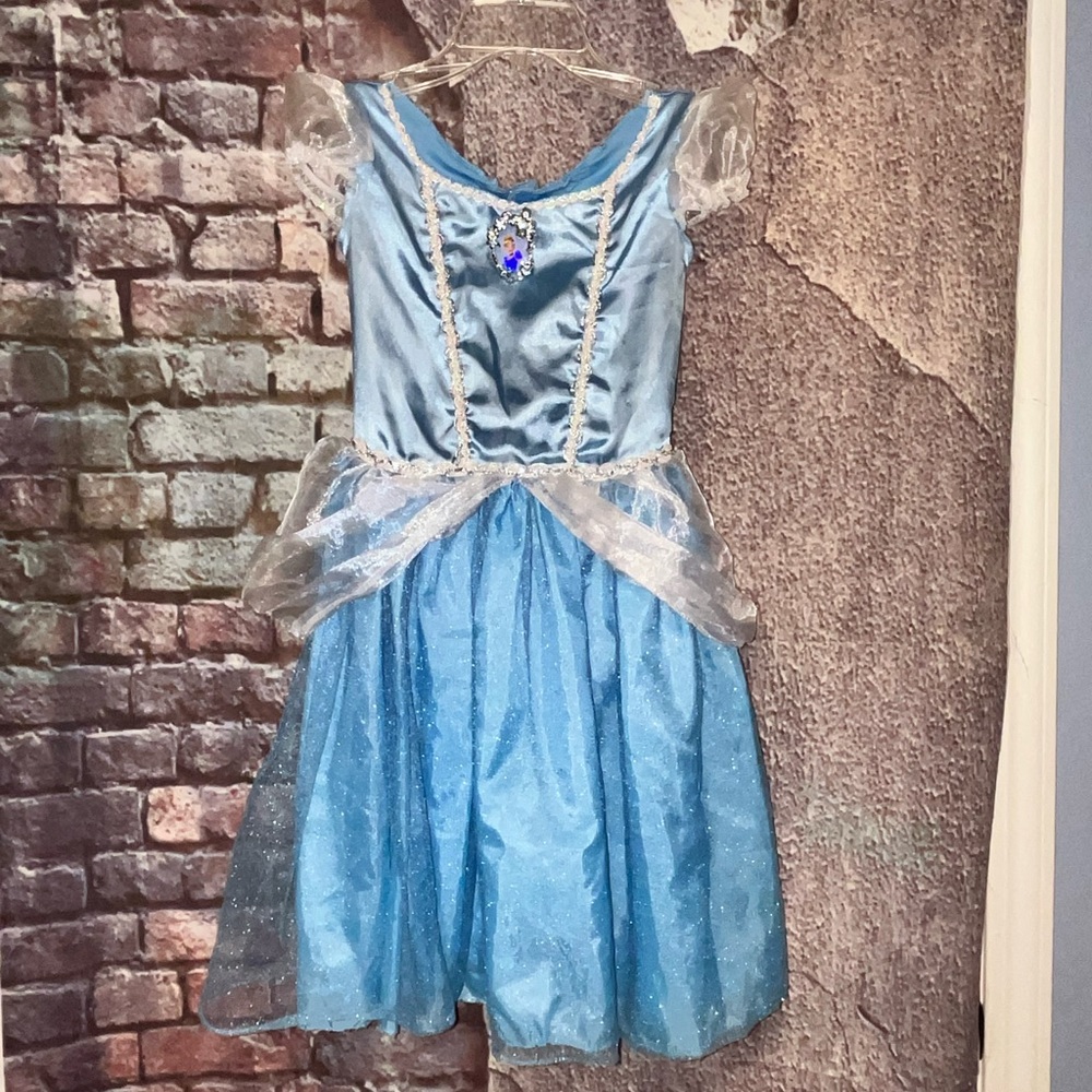 Disney Princess Cinderella Costume Dress Size 4-6X Toddler Kids